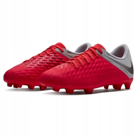 Zapatillas de fútbol Nike Hypervenom Phantom 3Club Fg Jr AJ4146-600 multicolor rojo 3
