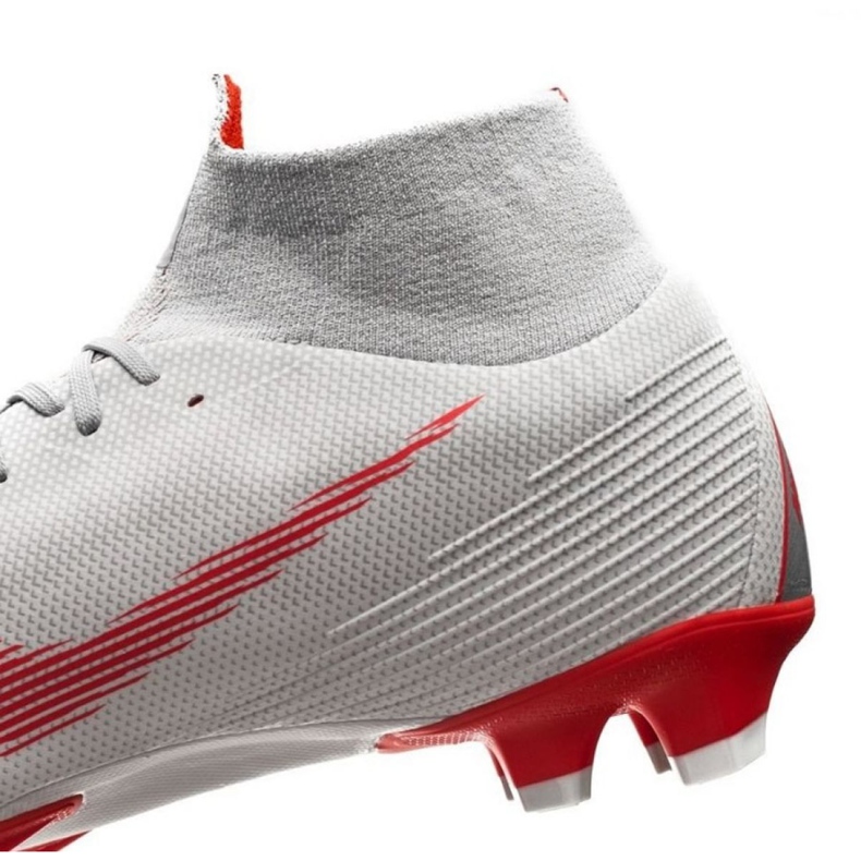 Zapatos de fútbol Nike Mercurial Superfly 6 Pro Fg M AH7368-060 blanco blanco 2