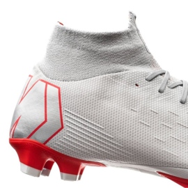 Zapatos de fútbol Nike Mercurial Superfly 6 Pro Fg M AH7368-060 blanco blanco 3