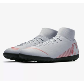 Zapatillas de fútbol Nike Mercurial SuperflyX 6 Club Tf M AH7372-060 gris gris 3