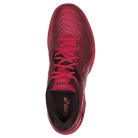 Zapatillas balonmano Asics Blast Ff M 1071A002-601 negro rojo 1