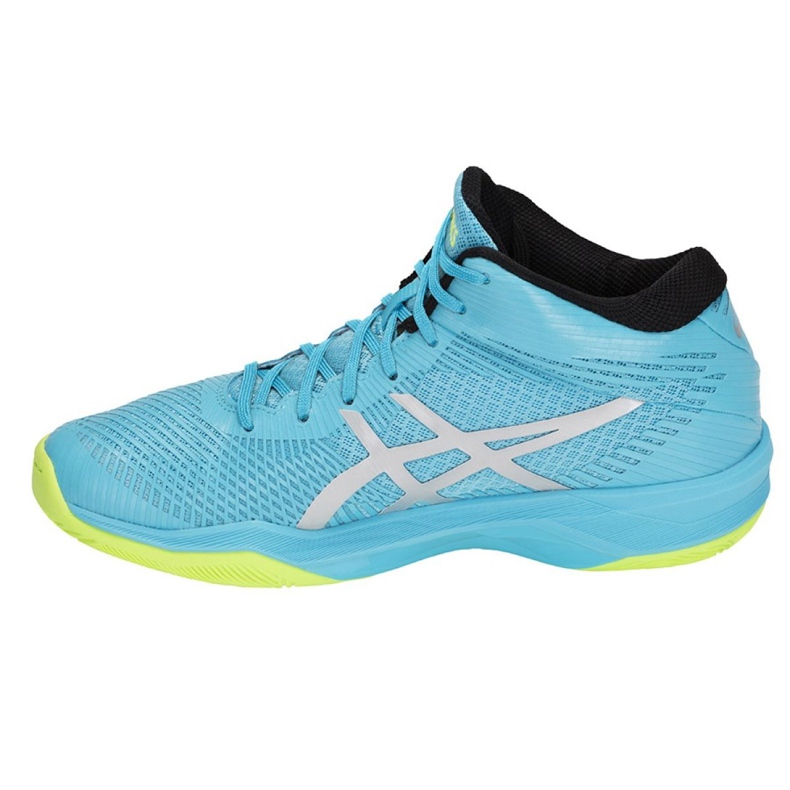 Zapatillas de voleibol Asics Gel-Volley Elite Ff Mt M B750N-400 multicolor azul 1
