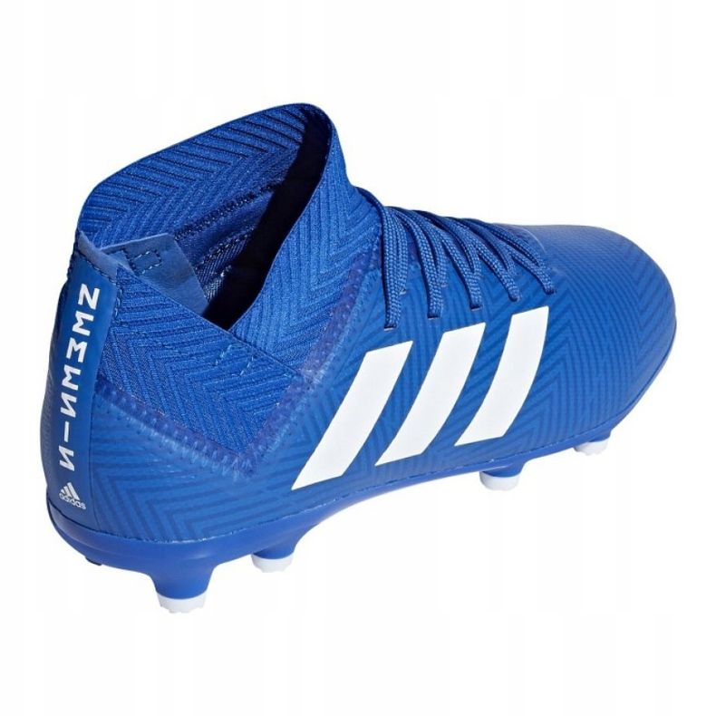 Las botas de fútbol adidas Nemeziz 18.3 Fg Jr DB2351 multicolor azul 2