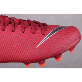 Zapatos de fútbol Nike Mercurial Vapor 12 Academy Gs Mg Jr AH7347-606 rojo rojo 1