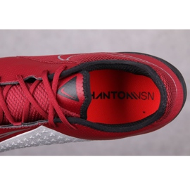 Zapatos de fútbol Nike Phantom Vsn Academy Tf M AO3223-606 multicolor rojo 2