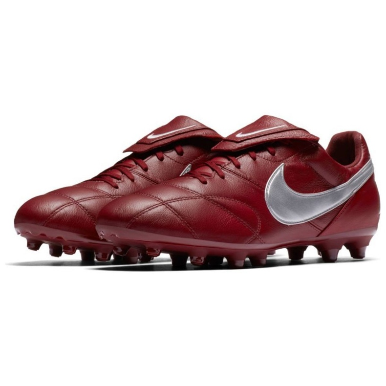 Nike The Nike Premier Ii Fg M 917803-606 zapatos de fútbol rojo rojo 1