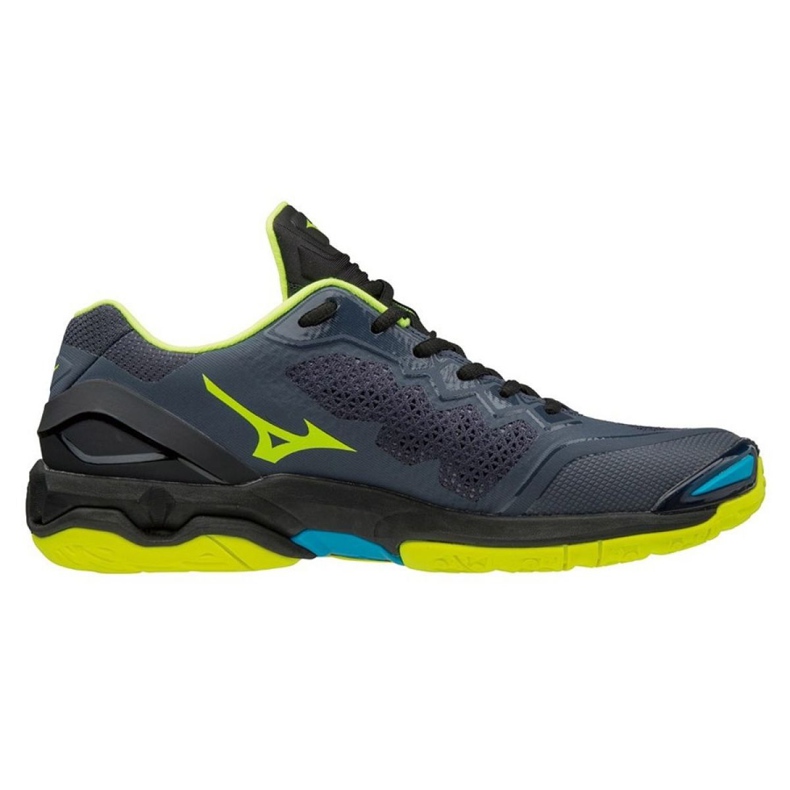 Zapatillas de balonmano Mizuno Wave Stealth VM X1GA180047 negro gris 1