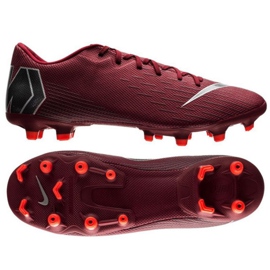 Zapatos de fútbol Nike Mercurial Vapor 12 Academy Fg M AH7375-606 rojo rojo 9