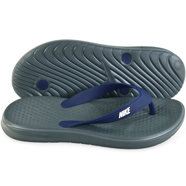 Zapatillas Nike Solay Thong M 882690001 gris azul marino 1