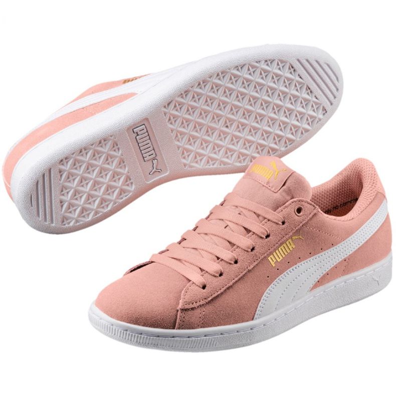 Zapatos Puma Vikky Peach Beige-Puma White W 362624 25 rosa 1