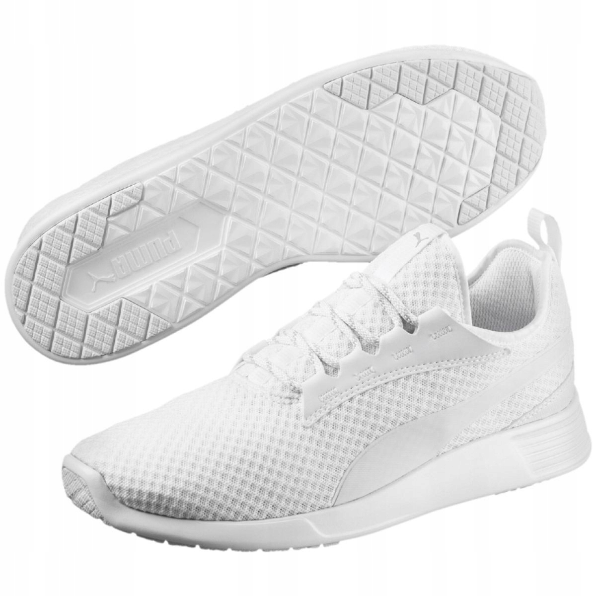 zapatos pumas blancos