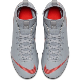 Zapatillas de fútbol Nike Mercurial Superfly 6 Club Mg Jr AH7339 060 blancas blanco blanco 1