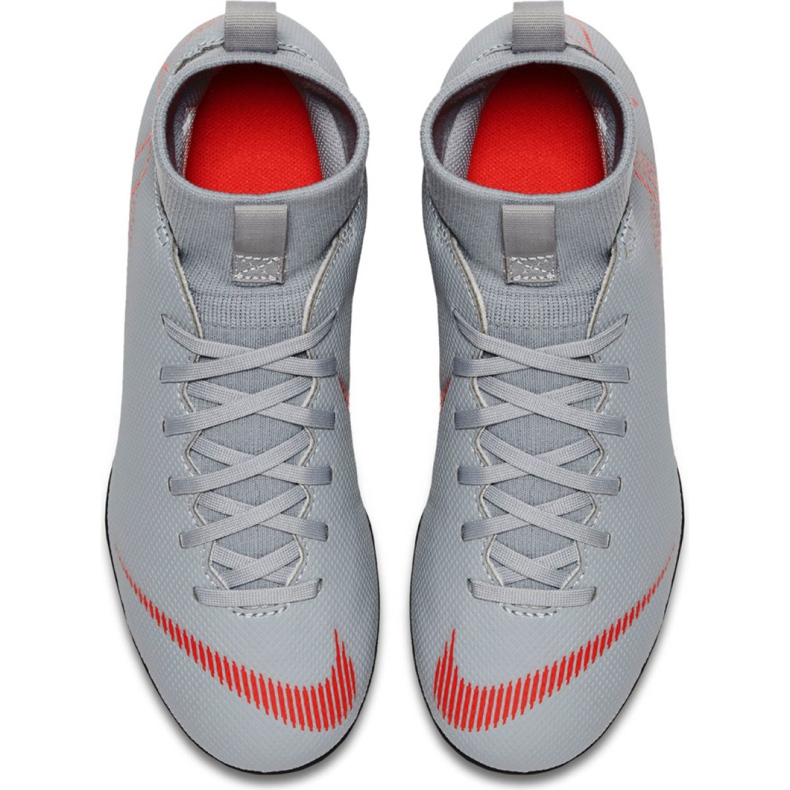 Zapatillas de fútbol Nike Mercurial Superfly 6 Club Mg Jr AH7339 060 blancas blanco blanco 1