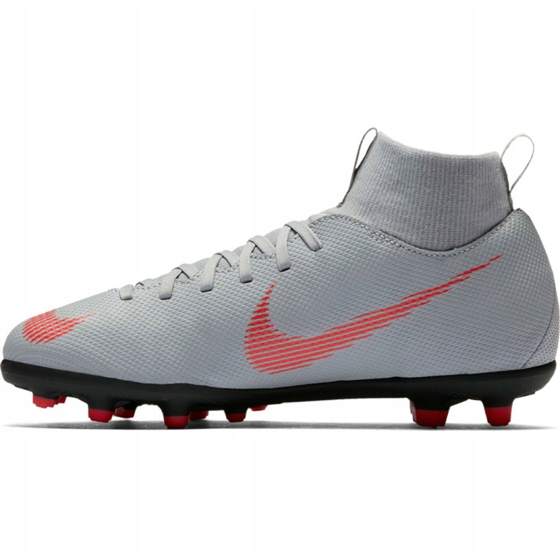 Zapatillas de fútbol Nike Mercurial Superfly 6 Club Mg Jr AH7339 060 blancas blanco blanco 2