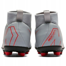 Zapatillas de fútbol Nike Mercurial Superfly 6 Club Mg Jr AH7339 060 blancas blanco blanco 4