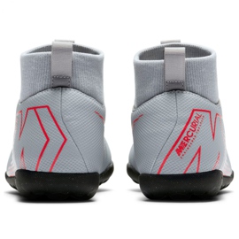 Zapatos de fútbol Nike Mercurial Superfly X 6 Club Tf Jr AH7345 060 blanco 4