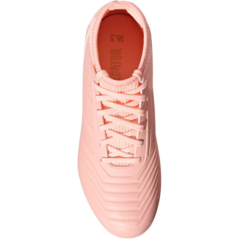 Botas de fútbol adidas Predator 18.3 Fg Jr DB2317 rosa rosa 2