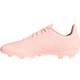 Botas de fútbol adidas Predator 18.4 FxG Jr DB2322 multicolor rosa 1