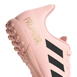 Botas de fútbol adidas Predator Tango 18.4 Tf Jr DB2339 rosado rosado 4