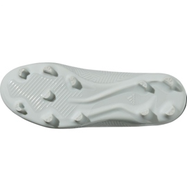 Las botas de fútbol adidas Nemeziz 18.3 Fg Jr DB2353 blanco blanco 4