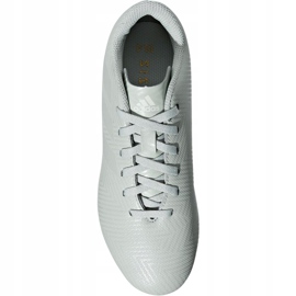 Las botas de fútbol adidas Nemeziz 18.4 FxG Jr DB2356 multicolor blanco 1