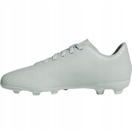 Las botas de fútbol adidas Nemeziz 18.4 FxG Jr DB2356 multicolor blanco 2