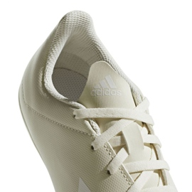 Botas de fútbol adidas X 18.4 FxG Jr DB2421 blanco blanco 4