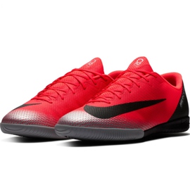 Zapatos de interior Nike Mercurial Vapor X 12 Academy CR7 Ic M AJ3731-600 rojo rojo 3