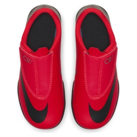 Zapatos de interior Nike Mercurial Vapor 12 Club Ps (V) CR7 Ic Jr AJ3107-600 rojo rojo 1 Zapatos de interior Nike Mercurial Vapor 12 Club Ps (V) CR7 Ic Jr AJ3107-600 rojo rojo 1