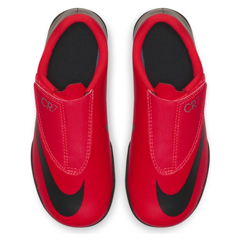 Zapatos de interior Nike Mercurial Vapor 12 Club Ps (V) CR7 Ic Jr AJ3107-600 rojo rojo 1