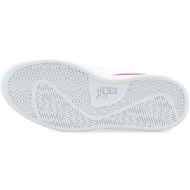 Puma Smash v2 Buck Jr 365182 06 blanco rosado 2 Puma Smash v2 Buck Jr 365182 06 blanco rosado 2