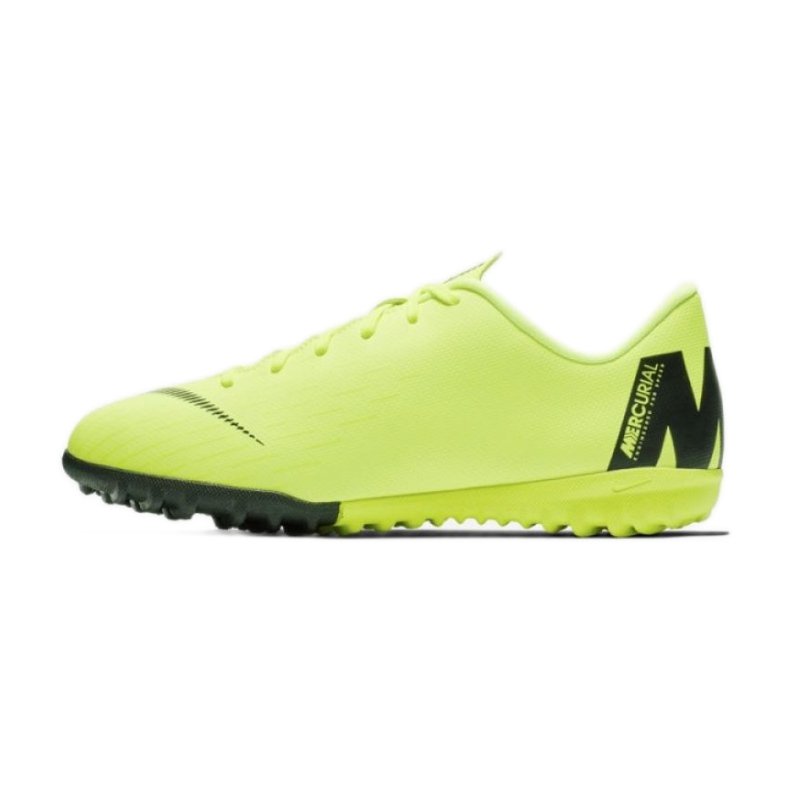 Zapatos de fútbol Nike Mercurial VaporX 12 Academy Gs Tf Jr AH7342-701 multicolor amarillo 1