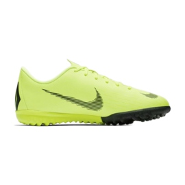 Zapatos de fútbol Nike Mercurial VaporX 12 Academy Gs Tf Jr AH7342-701 multicolor amarillo 3