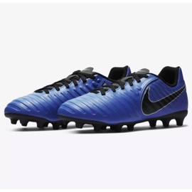 Zapatillas de fútbol Nike Jnr Tiempo Legend 7 Club Mg Jr AO2300-400 multicolor azul 4