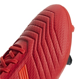 Botas de fútbol adidas Predator 19.3 Fg M BB9334 multicolor rojo 3