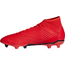 Botas de fútbol adidas Predator 19.3 Fg M BB9334 multicolor rojo 6
