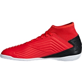 Zapatos de interior adidas Predator 19.3 In Jr CM8544 rojo rojo 3