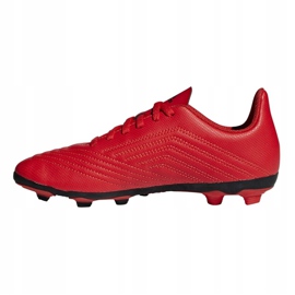Botas de fútbol adidas Predator 19.4 FxG Jr CM8541 multicolor rojo 1