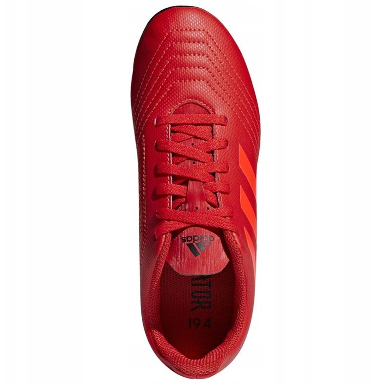 Botas de fútbol adidas Predator 19.4 FxG Jr CM8541 multicolor rojo 2