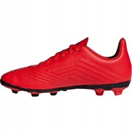 Botas de fútbol adidas Predator 19.4 FxG Jr CM8541 multicolor rojo 5