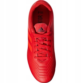 Botas de fútbol adidas Predator 19.4 FxG Jr CM8541 multicolor rojo 6
