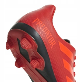 Botas de fútbol adidas Predator 19.4 FxG Jr CM8541 multicolor rojo 9