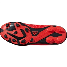 Botas de fútbol adidas Predator 19.4 FxG Jr CM8541 multicolor rojo 10