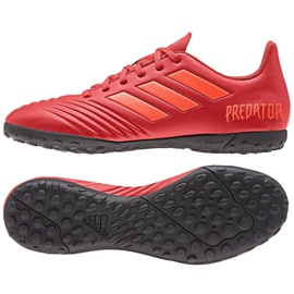Botas de fútbol adidas Predator 19.4 Tf M D97973 rojo rojo 3