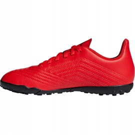 Botas de fútbol adidas Predator 19.4 Tf Jr CM8557 multicolor rojo 1