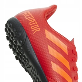Botas de fútbol adidas Predator 19.4 Tf Jr CM8557 multicolor rojo 4