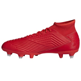 Botas de fútbol adidas Predator 19.3 Sg M D97958 rojo rojo 1