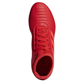 Botas de fútbol adidas Predator 19.3 Jr D98005 rojo rojo 2