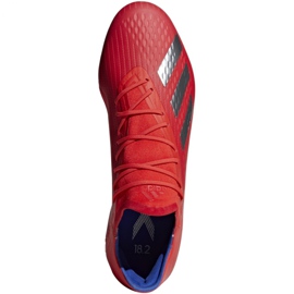 Botas de fútbol adidas X 18.2 Fg M BB9363 rojo rojo 1 Botas de fútbol adidas X 18.2 Fg M BB9363 rojo rojo 1