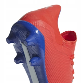 Botas de fútbol adidas X 18.3 Fg M BB9367 multicolor rojo 4
